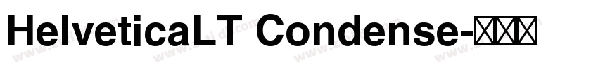 HelveticaLT Condense字体转换